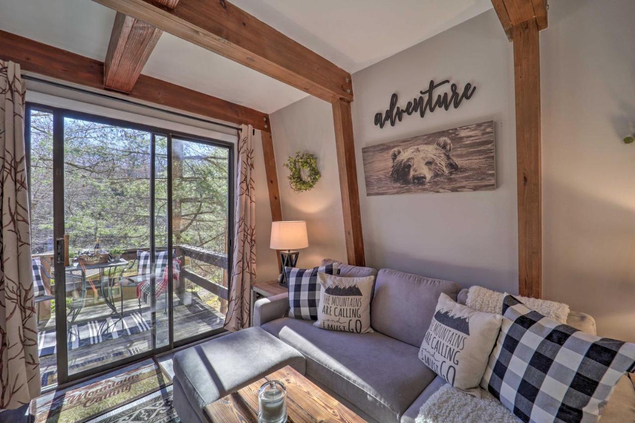 Banner Elk Mountain Retreat With Deck And Fireplace Exterior foto